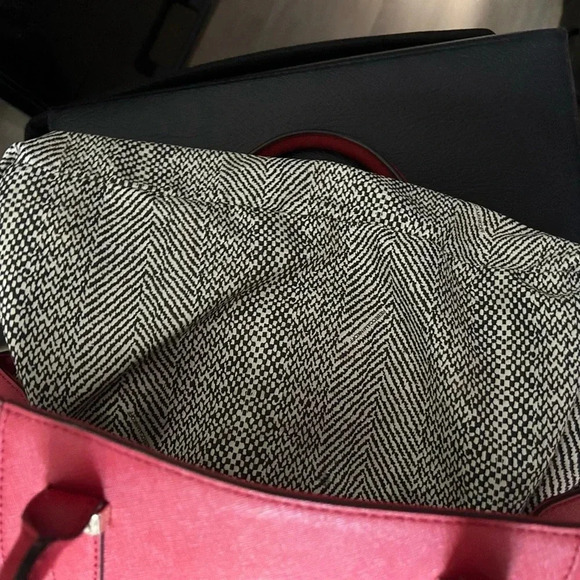 Rebecca Minkoff Amorous Red Leather Double Handle Satchel Bag w/Crossbody strap - Picture 13 of 16